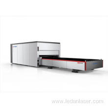 1500W Switching platform DFCD4020 laser cutting machine